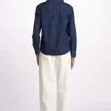 STACY  chemise jeans leggera ls 09 sh by fam. STACY INDIGO fam 