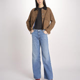 denim dritto a vita bassa 12488-1230 HUF HIT SHUFFLE mother 