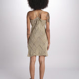 abito lungo in crochet 2610 GOLD nima 