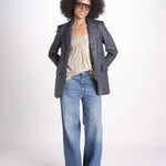 Blazer in pelle stropicciata RWBL00059 ENCRE 404 zadig & voltaire 
