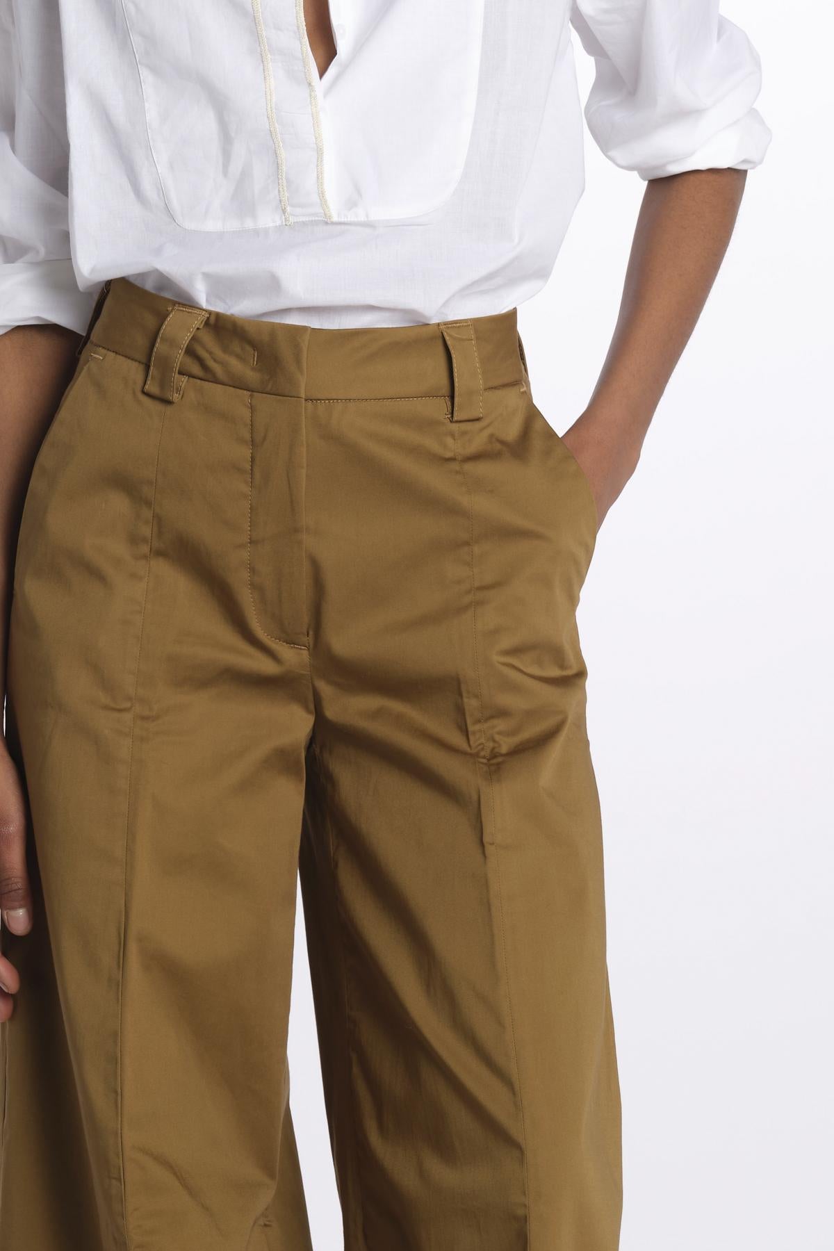 Pantalone ALMA palazzo ALMA T0194 TURTLEDOVE the latest 