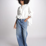 camicia con rouge POEMA SH005 ECRU laurence bras 