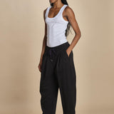 pantalone in felpa con pinces CURVED WIDE LEG 51321UFT MI401 phillip lim 