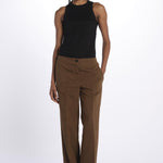 Pantalone lino 7128 25784 690 pomandère 