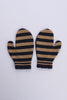 Striped mitten