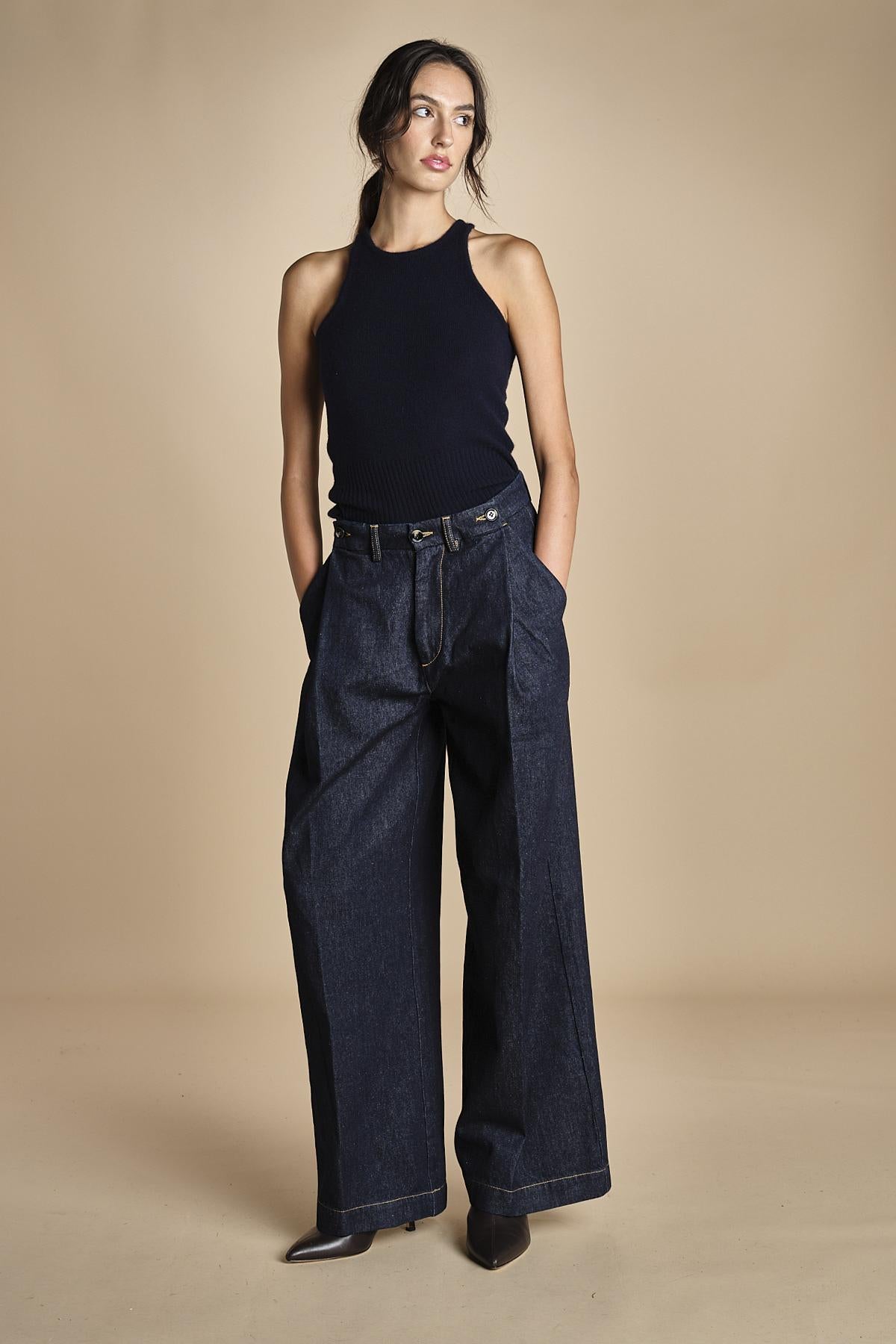 denim con pinces NANCY OPENBLUE true avenue 