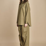 camicia collo guru DIMAS SNW MILITARY GREEN studio nicholson 