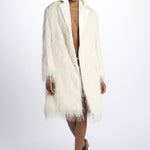 Cappotto OS FRINGE frange 80199FRG IVORY phillip lim 