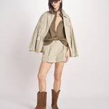 bermuda con risvolto 0222 85047 BEIGE aspesi 