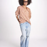 camicia stampa spina VT6248 ORANGE zen ethic 