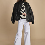 maglia cuore BLACKWHITE HEART 345809 NERO farm rio 