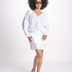 camicia voille nervature ALEXANBLATU BLANC laraethnics 