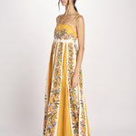 abito lungo a fiori HILO STRIPES DRESS 351309 HILO STRIPES SAND farm rio 