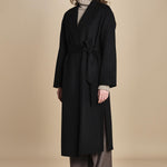 CELIA cappotto vestaglia double IO111046 BK999 ivy oak 