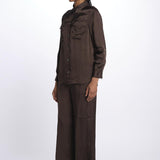 Camicia viscosa MOD.5489 CAFFE aspesi 