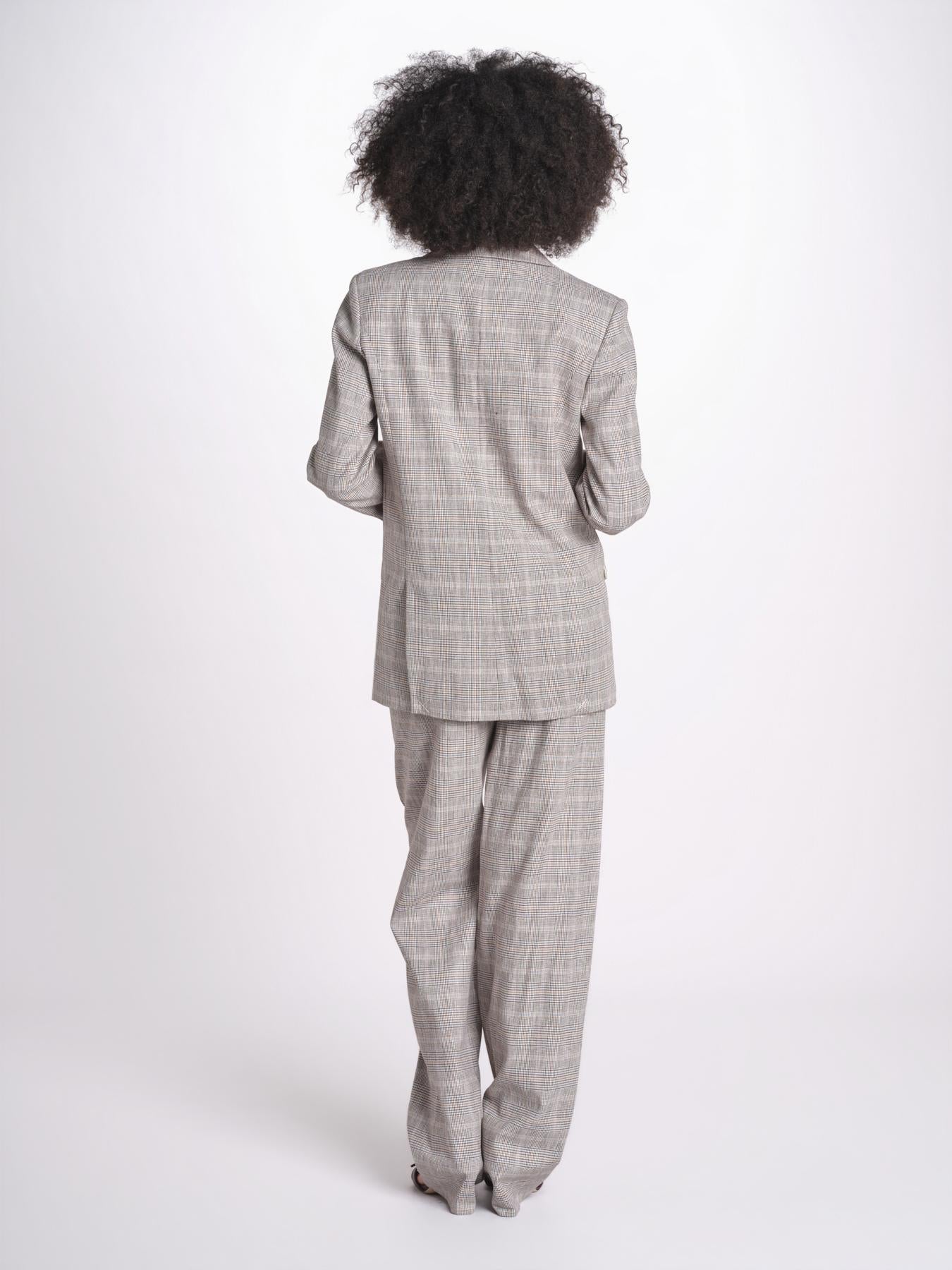 blazer in galles 16V005CO0251 P671 BROWN MULTI ines de la fressange 