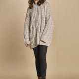 maglia over con trecce NESK SABLE bellerose 