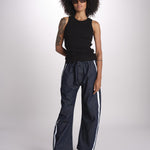canottiera a costine JF009683 BLACK joseph 