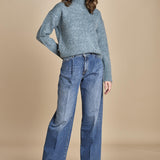MYAC maglia collo alto in shetland BEMT512 JADE hartford 