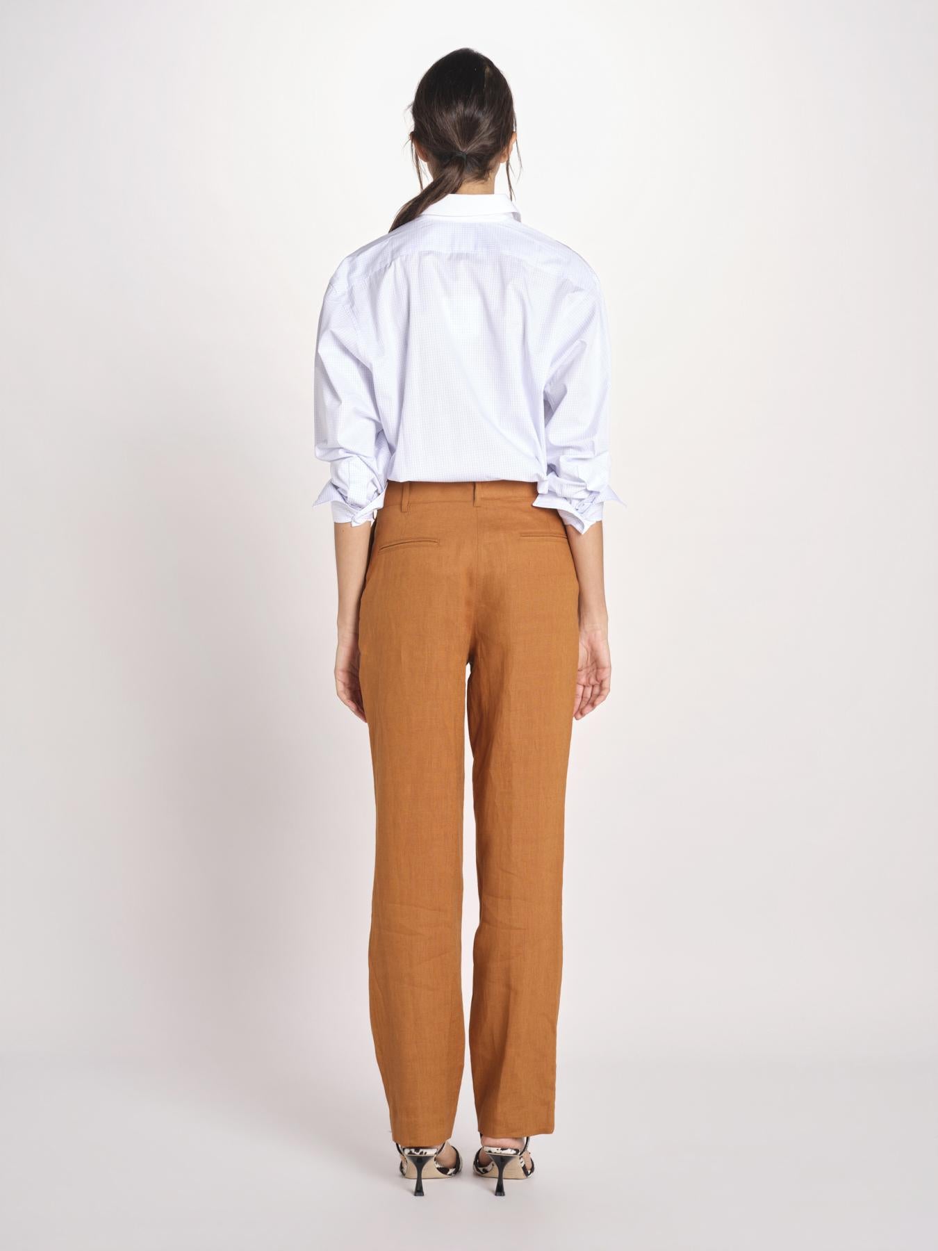 Pantalone over 16P013LI011 P632 CHESTNUT ines de la fressange 