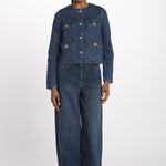Giubbino jeans bottoni oro DEANA ROYAL705 vanessa bruno 