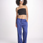 pantalone con coulisse SUMBAWAIVR DENIM laraethnics 