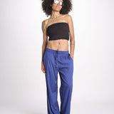 pantalone con coulisse SUMBAWAIVR DENIM laraethnics 