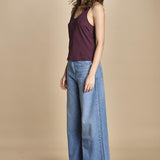 cannottiera americana SARCY bordeaux ba&sh 