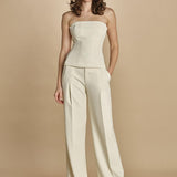 top bustier in cady 31351-313 LATTE 02 federica tosi 