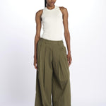 Pantalone pinces con elastico 7204 21618 750 pomandère 