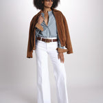 camicia a righe con collo guru MICA5630 BV milaura 
