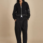 pantalone in felpa con pinces CURVED WIDE LEG 51321UFT MI401 phillip lim 