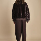 bomber in ecopelliccia BWSEWARDF5 BROWN bombers original 