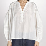 Camicia con nervature NIPOA 2HVA27-V09117 BLANC vanessa bruno 