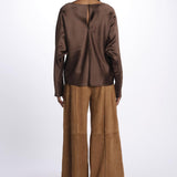 Camicia CANDY raso 5453187 TOFFEE herskind 