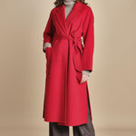 cappotto vestaglia double CELIA IO111046 RED ivy oak 