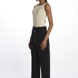 Pantalone lungo con zip PRAVIN1572 DARKESTNAVY studio nicholson 