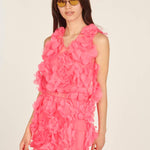 Top Fiori Applicati SS2149 NEONPINK paskal 