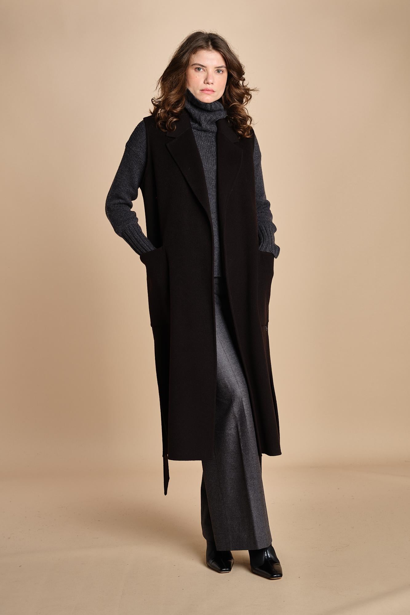 gilet double CLARISSA IO111126 BR291 ivy oak 