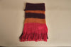 sciarpa in mohair a righe.