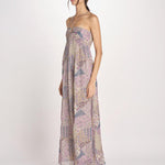 abito stampato con spalline PIETRA ROSE ba&sh 