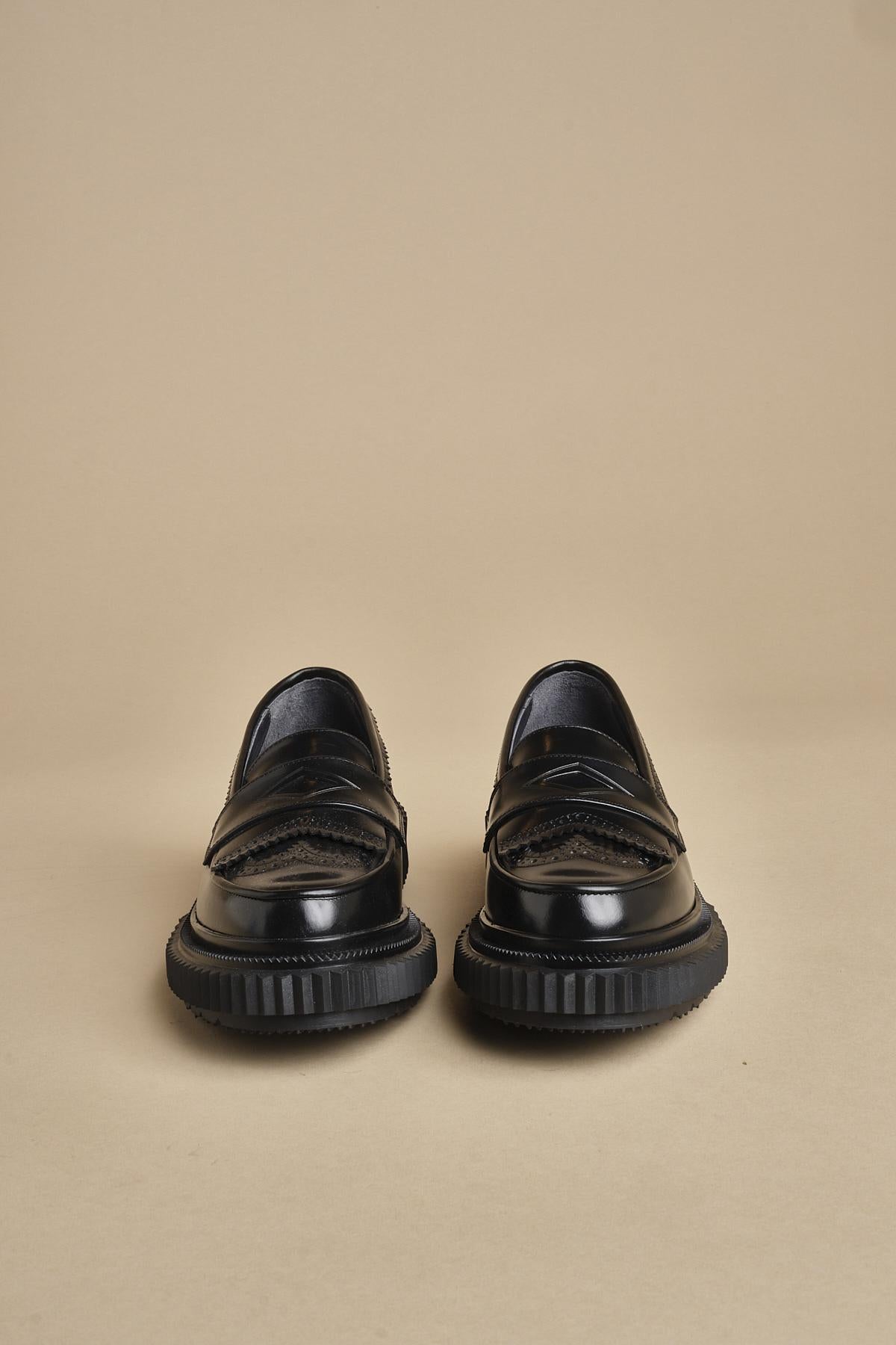 mocassino traforato 203 BLACK adieu 