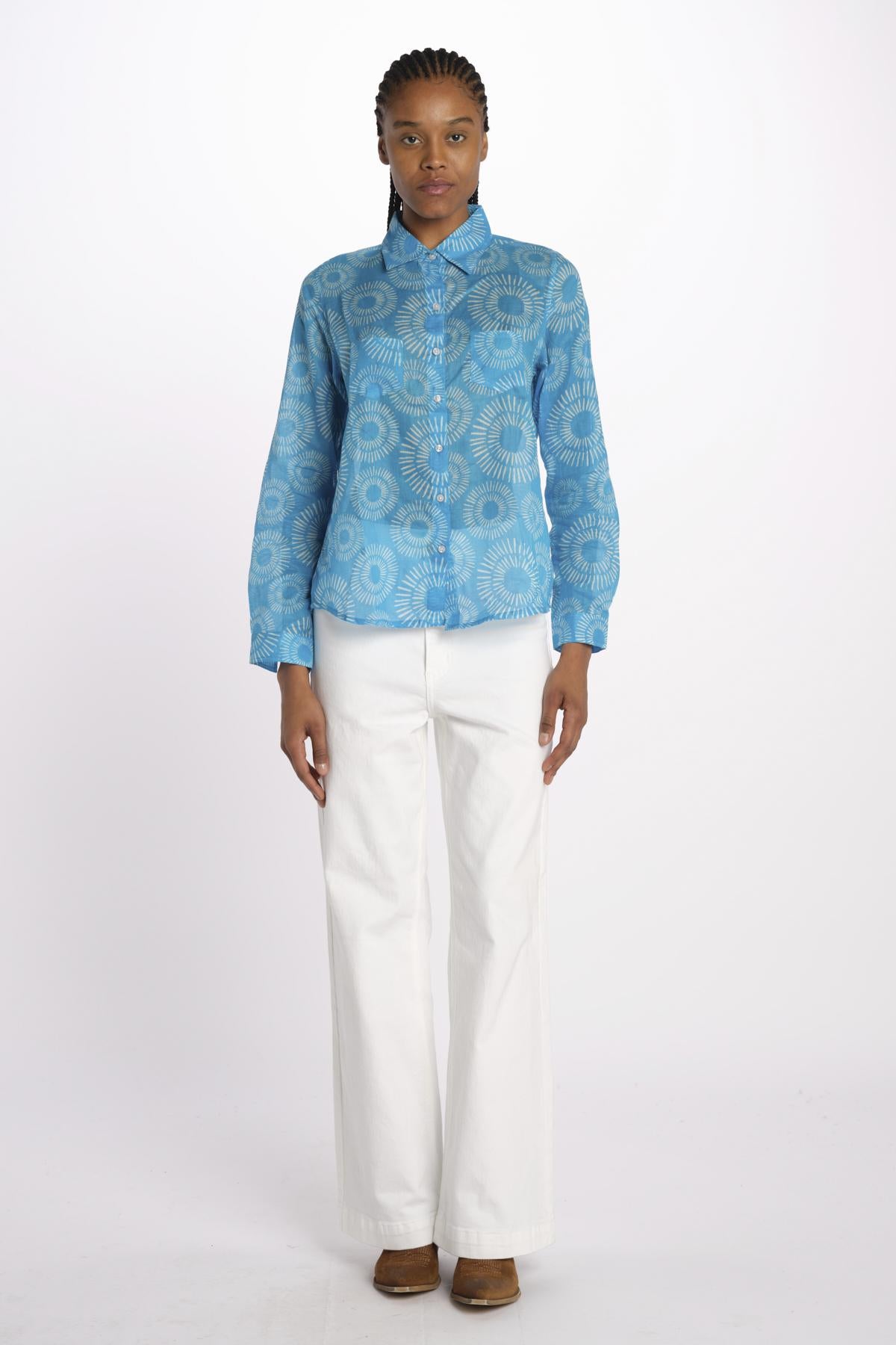 Camicia FLEUR SX7522 505J terre rouge 