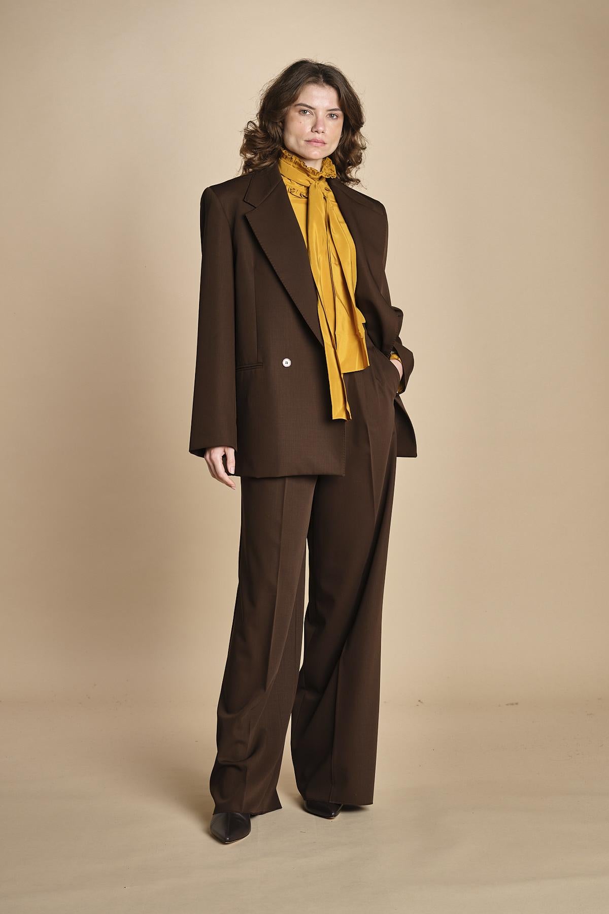pantalone con pinces levantina GARENNA 2525136016600 004 weekend maxmara 