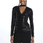  ASOLO SEQUINS-BLACK leTwins 