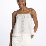 Top EVELY pizzo spallina EVELY ECRU vanessa bruno 