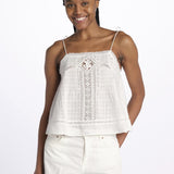 Top EVELY pizzo spallina EVELY ECRU vanessa bruno 