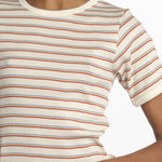 T-shirt costine righine MAGIC DOMES ECRU howlin' 