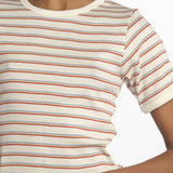 T-shirt costine righine MAGIC DOMES ECRU howlin' 