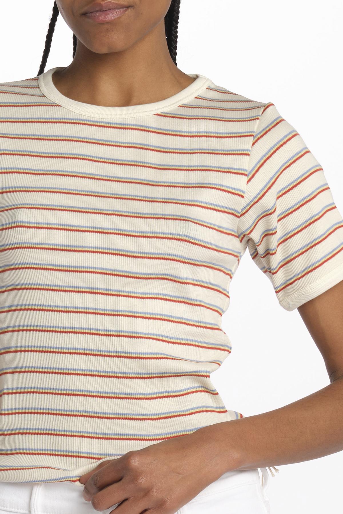 T-shirt costine righine MAGIC DOMES ECRU howlin' 